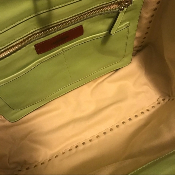 🚫SOLD🚫 Valentino Garavani Blue Jean and Green Tote Bag - Picture 3 of 5